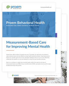 Proem - Measurement Based Care eBook - 3 Page Stack Mockup