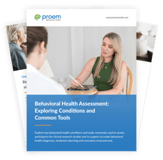 Behavioral Health Assessment: Exploring Conditions and Common Tools